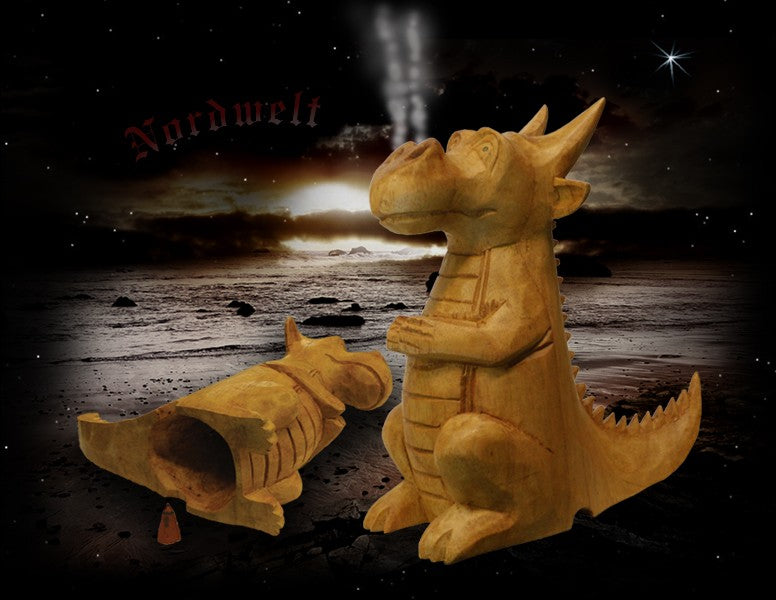 Drache für Räucherkegel