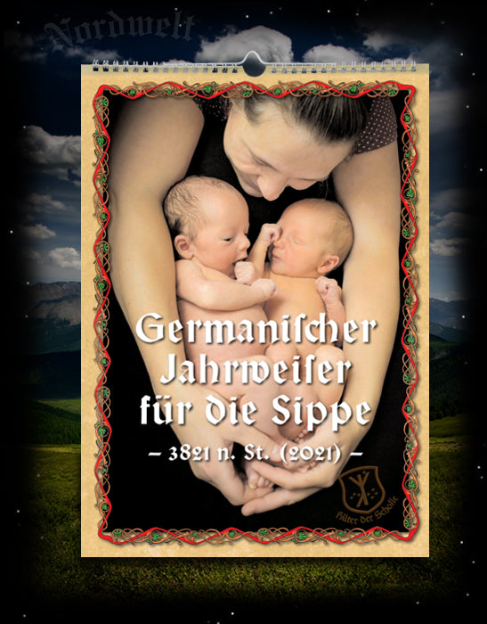 Germanischer Jahrweiser für die Sippe Völkischer Kalender Sippenkalender 