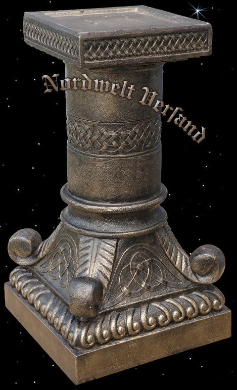 Keltische Säule bronziert