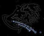 Wolf greift christen Fisch Pagan  Antichrist Aufkleber Autoaufkleber 