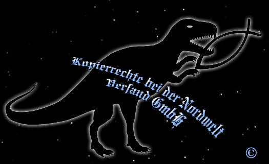 Dino frisst Fisch greift Aufkleber heidnisch ASATRU Dinosaurier Christenfisch Antichrist