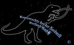 Dino frisst Fisch greift Aufkleber heidnisch ASATRU Dinosaurier Christenfisch Antichrist