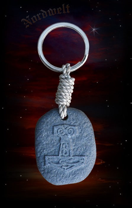 Thorhammer Schlüsselanhänger mit Thors Hammer Mjölnir