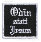 Aufnäher Odin statt Jesus, Bügelaufnäher 