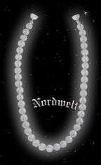 Bergkristall Kette mit 925er Silber Verschluss 