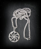 Sonnenrad Slaven Schmuck Edelstahl Kolovrat Sonnensymbol von Svarog