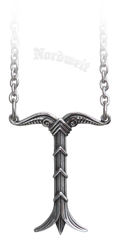 Irminsul Anhänger mit Kette, Lebensbaum Irminseul, Weltenachse