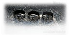 Ruenring 24er Futhark, Edelstahl schwarz 