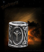 Lebensrune Barthuelse Man Rune elhaz algiz yr-rune Haarhuelse 