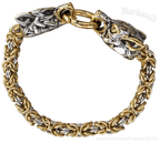 Wikinger Königskette Armkette teilvergoldet, Schmuck, Byzantiner- Kette, Armschmuck