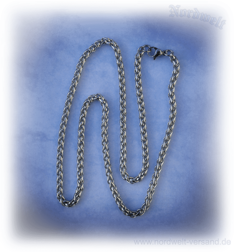 Zopfkette Edelstahl 3 mm
