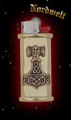 Feuerzeug mit Thorhammer Gasfeuerzeug Thors-hammer Mjönir