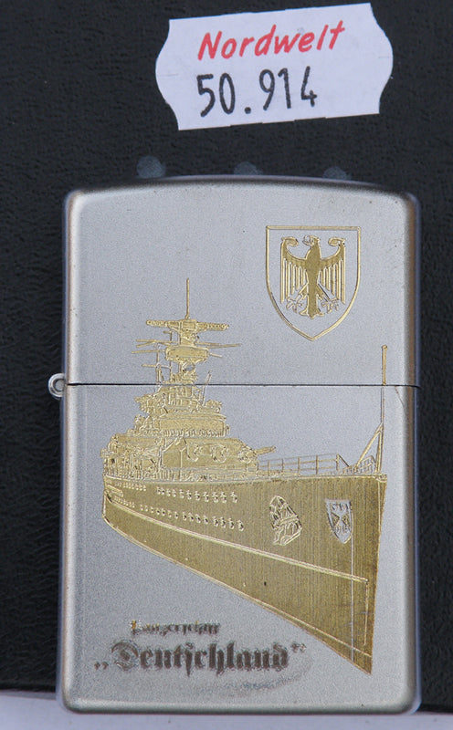Zippo Benzinfeuerzeug "Panzerschiff Deutschland"