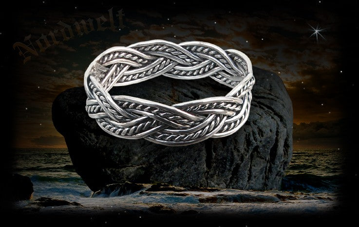 Wikinger Ring Thorngad  925er Wikingerschmuck aus Silber Pagan Asatru Germanen