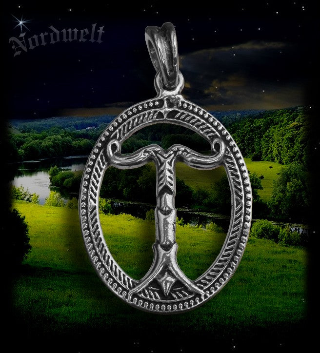Irminsul  Irminseul Weltensäule Anhänger 925er silber yggdrasil weltenesche weltenbaum Weltenachse