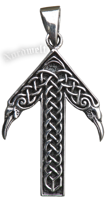 Tiwaz- Rune  Tyr- Runen Anhänger Schmuck 925er Silber