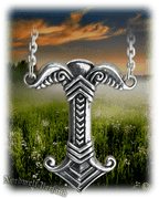 Irminsul Anhänger Lebensbaum Weltenesche mit 50 cm langer Kette, 925er Silber