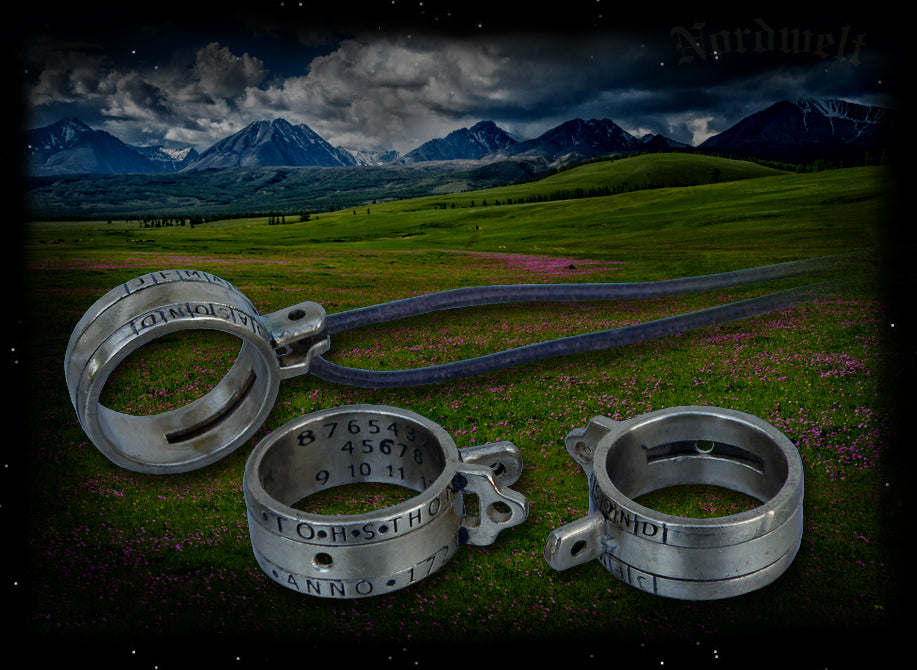 Bauernring Sonnenuhr Ring Anhänger  Bauernsonnenuhr historisch 