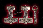 Anhänger Thors Hammer Bronze Mjölnir Thorshammer Schmuck Germanen Wikinger