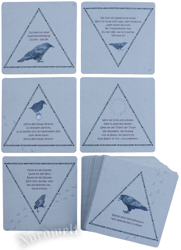 Odins Rabenkarten Raben Orakel- Spiel Kartenspiel  Orakelspiel