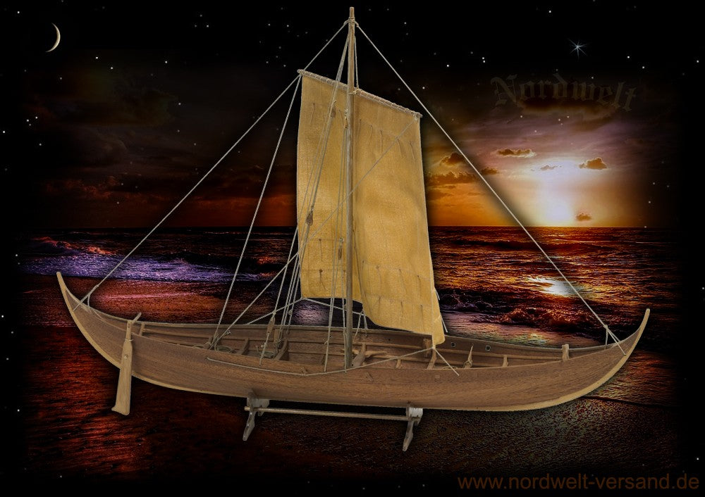 Modellbau Wikingerschiff Roar Ege im Maßstab 1:25