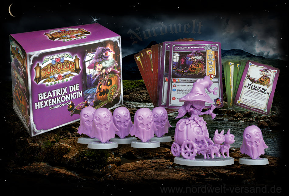 Hexenkönigin Beatrix  Stategiespiele und Hexenspiele Kinderspiel Hexe