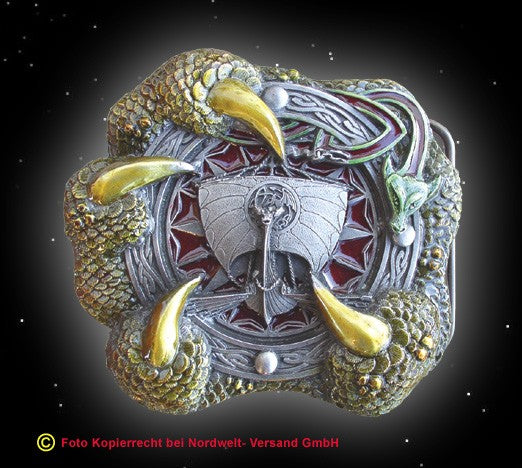 Gürtelschnalle Jörmungandr Gürtelschließe (Buckles) Midgardschlange Weltenschlange Miðgarðsormr  Jörmungandr Jörmungandr