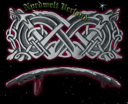 Gürtelschnalle Midgardschlange  Gürtelschließe Jormungand Jörmungandr Buckles Weltenschlange