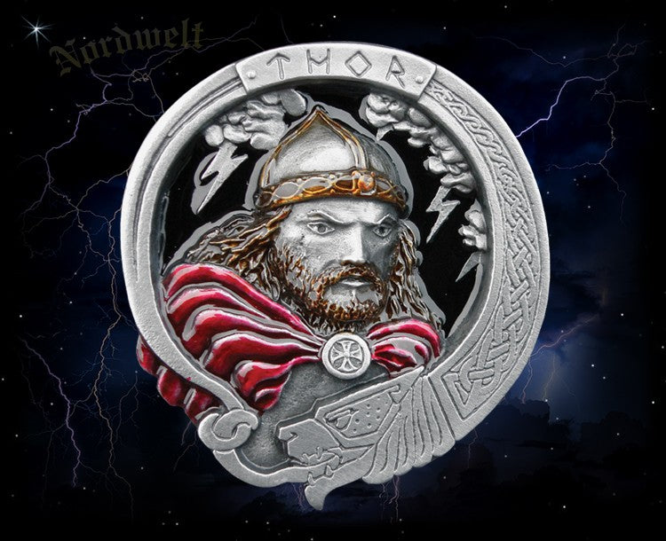 Gürtelschnalle Thor Gürtelschließe Donar Donnergott Buckles Thunaer þunor, þunaraz Donner