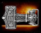 Thorhammer Gürtelschnalle Thors Hammer Mjölnir Wikinger Gürtelschließe,Buckle