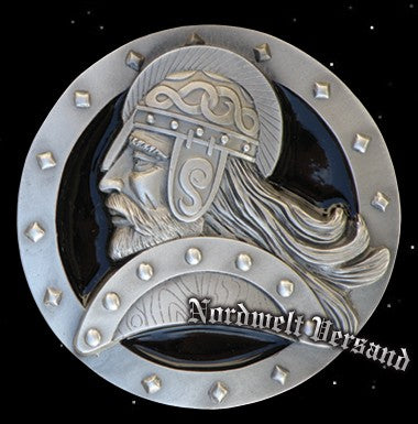 Wikinger Gürtelschnalle Gürtelschliessen mit Wikingerkopf  Buckles Wikingerschnalle für Lochgürtel