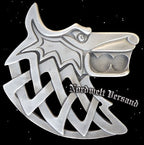 Wolf Gürtelschnalle Fenriswolf  Gürtelschließe Fenris Buckles Lokis Sohn