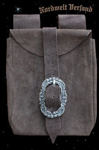 historische Mittelalter Gürteltasche Ledertasche Wildleder Tasche Reenactment LARP Museums-Repliken