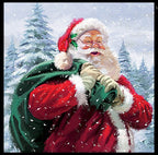 Weihnachtsmann Julmann Julemand  Julemanden  oder Yule-Man Julfest Servietten