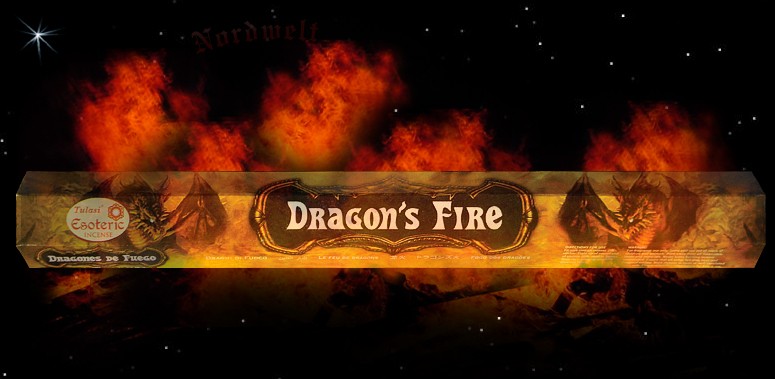 Räucherstäbchen "Drachen Feuer" Dragon Fire Räucher-Stäbchen Tulasi Esoterik Serie