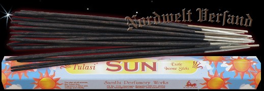 Tulasi Sun Räucherstäbchen Tulasi Räucherkegel und Räucher Orangen Orangenblüten Duft