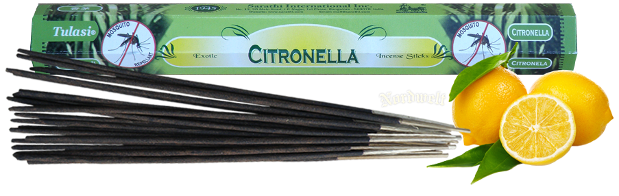 Räucherstäbchen Zitrone Citronella Incense Sticks Zitronen- Duft räuchern gegen Mücken