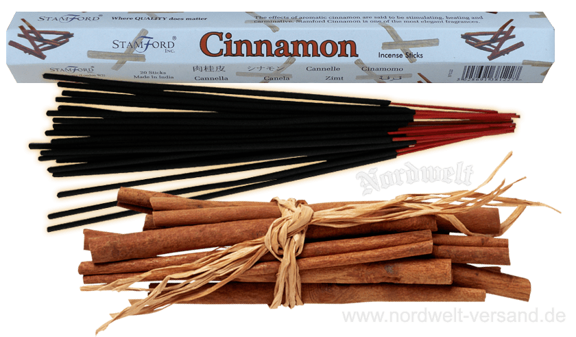 Räucherstäbchen Zimt von Stamford Cinnamon räuchern Zimtduft