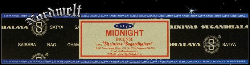 Mitternacht Räucherstäbchen Satya midnight Räucher Zubehör