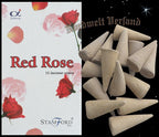 Räucherkerzchen rote Rosen Räucherkegel Räucherhüte Räucherhütchen Riechkerzchen Stamford