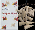 Drachenblut Räucherkerzchen Räucherkegel Dragons Blood Räucherhütchen Stamford