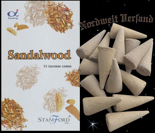 Sandelholz Räucherkerzchen Räucherkegel Räucherhüte Riechkerzchen Stamford Sandalwood