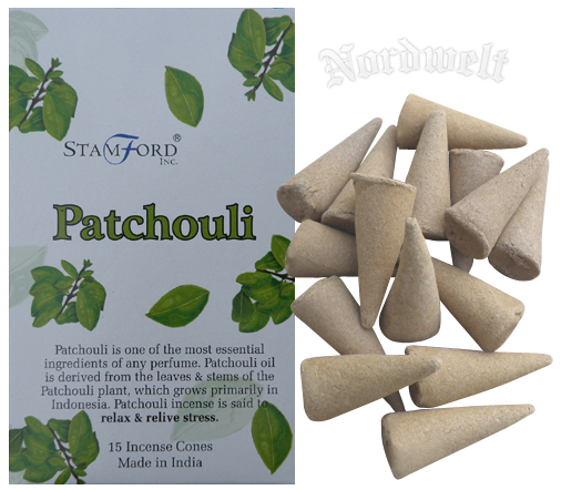 Räucherkerzchen Patchouli Räucherkegel Räucherhüte  Patschuli Riechkerzchen
