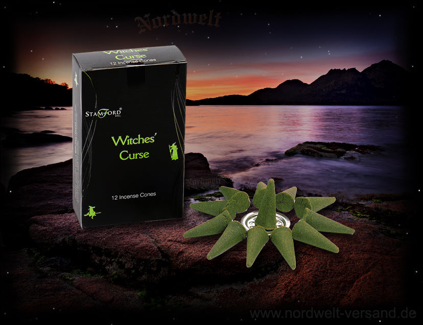 Hexenfluch Witches Curse Räucherkerzchen Räucherkegel Räucherhüte Stamford