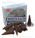 Räucherkegel weißer Salbei räucher white Sage, Räucherhüte