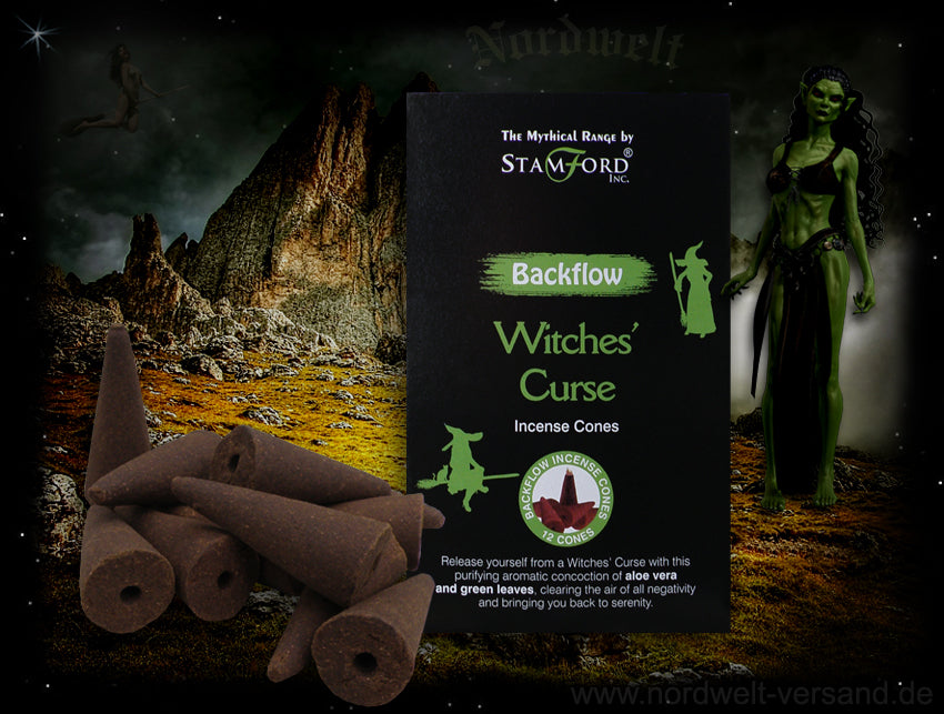 Rückfluss-Räucherkegel Hexenfluch von Stamford, Witches´ Curse