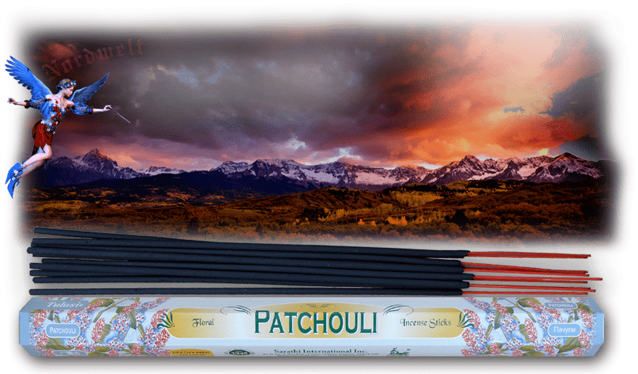 Patchouli XXL Räucherstäbchen Patschuli räuchern, extra große Stäbchen