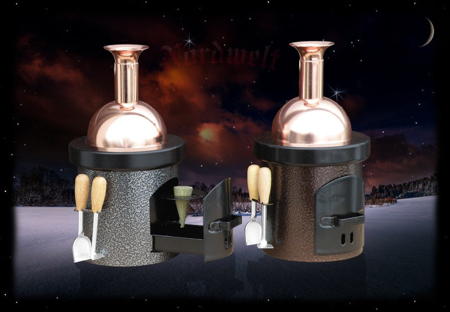 Raucherofen Räuchkegel Halter Räucherhütchen Zubehör-Räucherware silberfarben