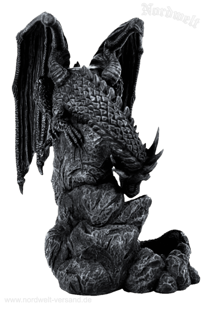 Rückfluss-Räucherkegelhalter Drache, räuchern mit Rückfluss- Räucherkegel