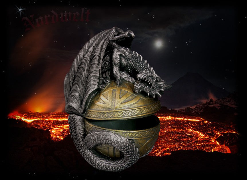 Drache Dose Schmuckdose Schatzdose Drachendose